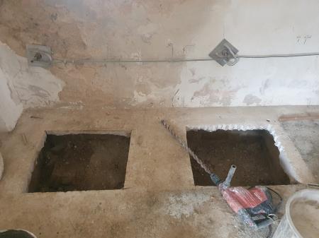 Sanacija klifa pod župniščem (2)